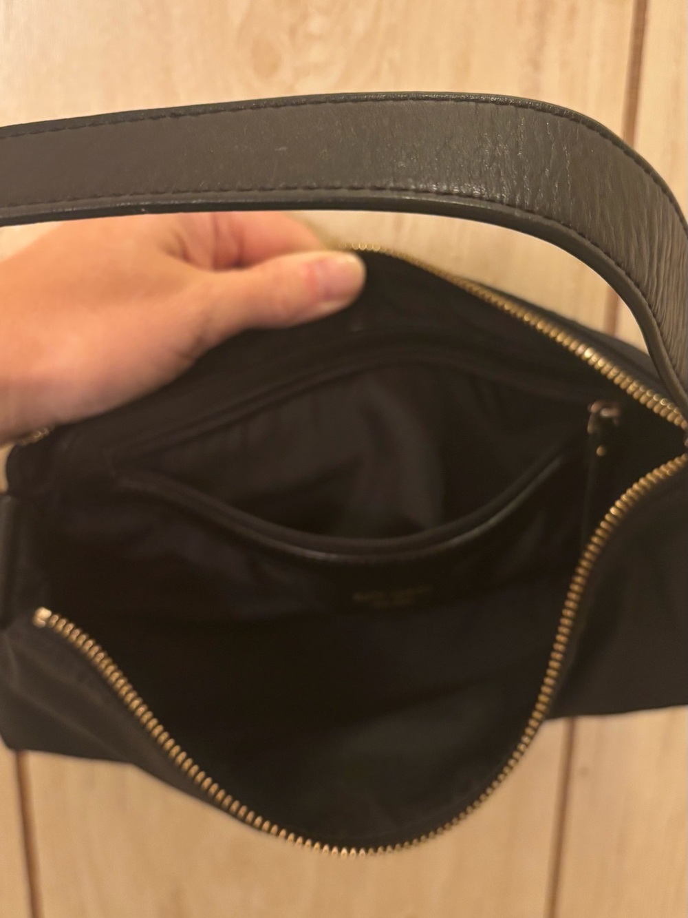 kate spade Black Mini Shoulder Bag with Gold Accent - Picture 5 of 5